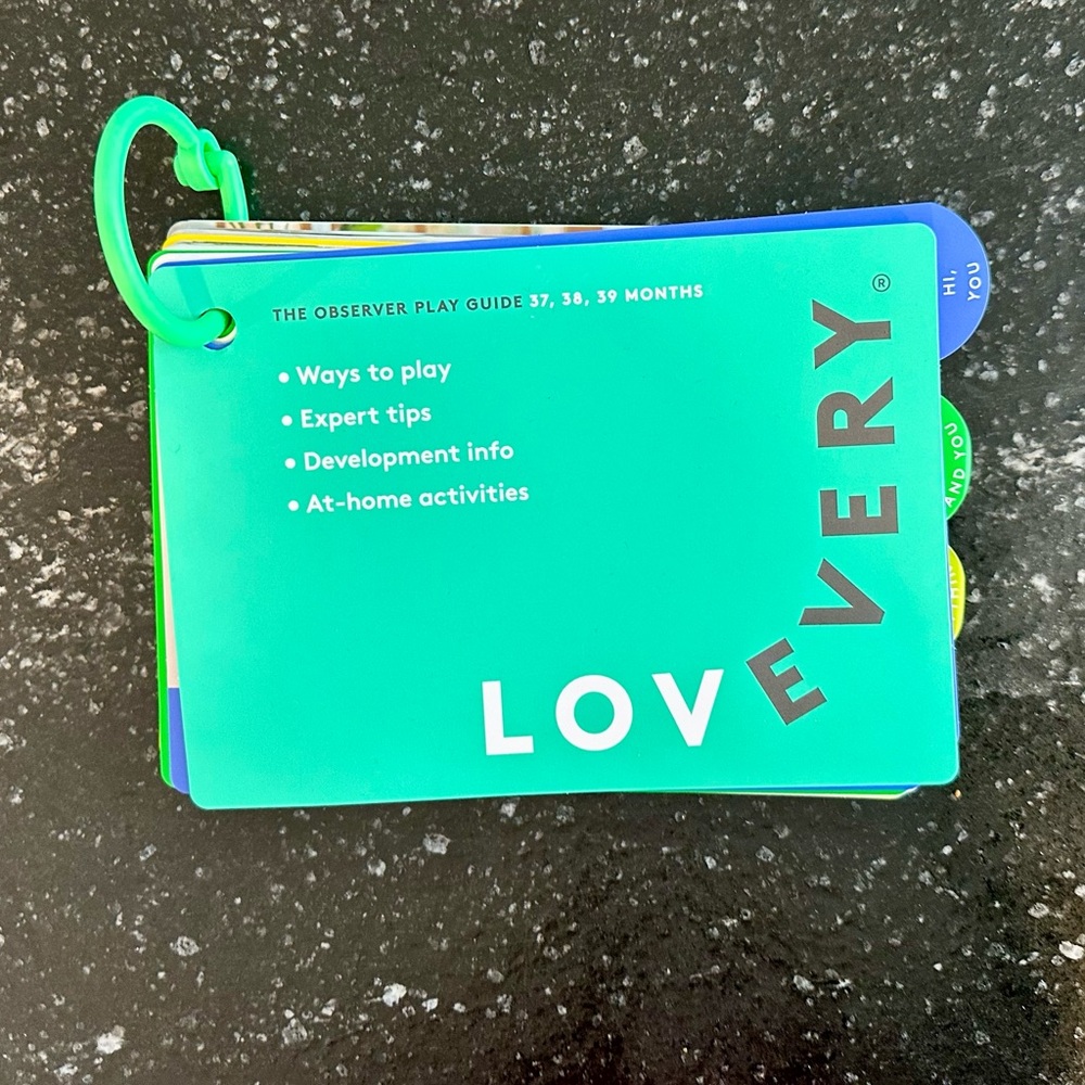 Lovevery The Observer Play Guide 37,38,39 Months